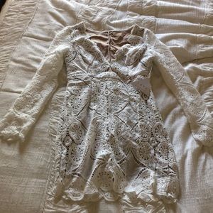 Love Triangle V Lace Dress - Asos